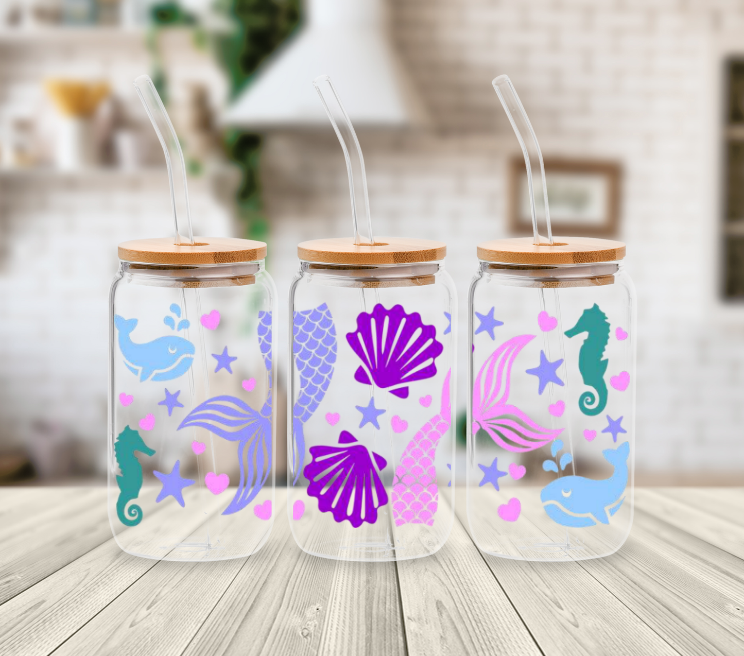 46.) Vibrant Mermaid Tails