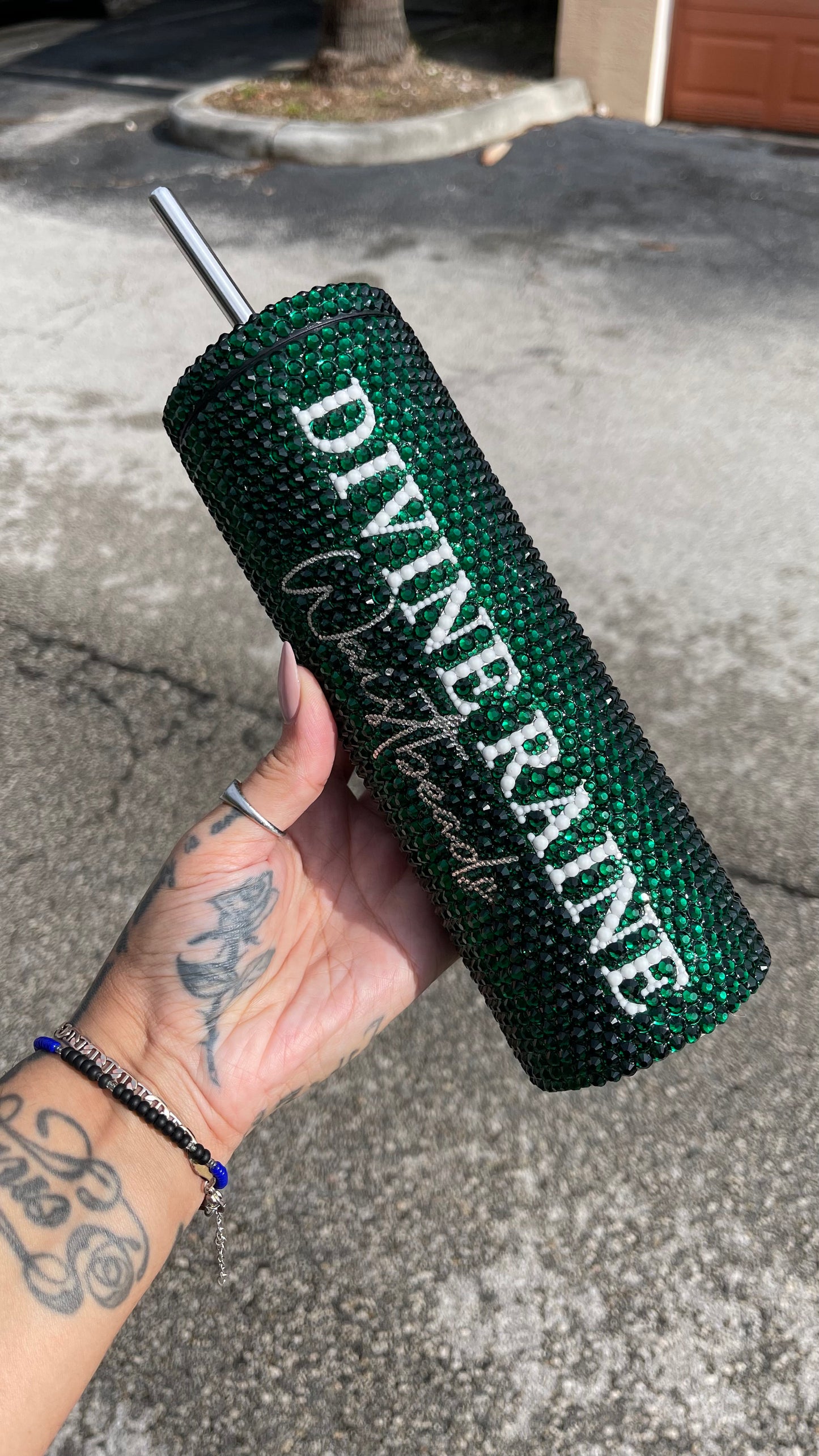 Business Logo Bling Cup