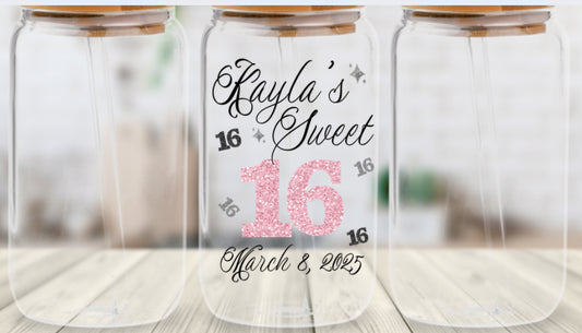 Sweet 16 Decals - 100pcs