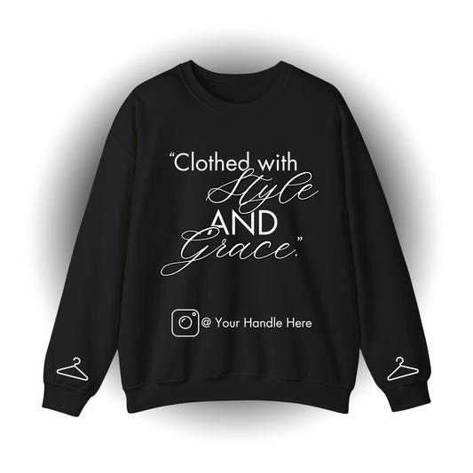 Custom Crewneck Sweatshirt - Front AND Back