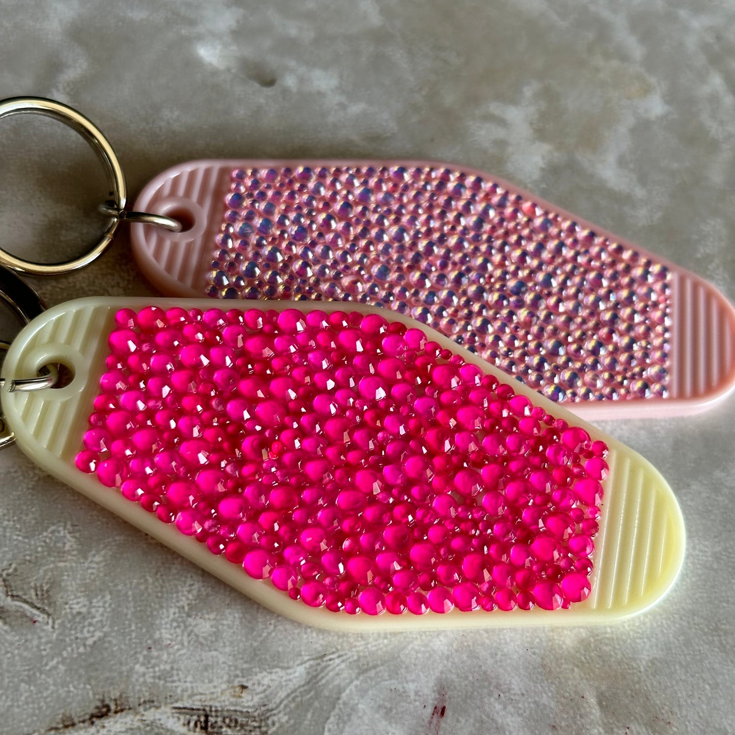 Pink Motel Keychain