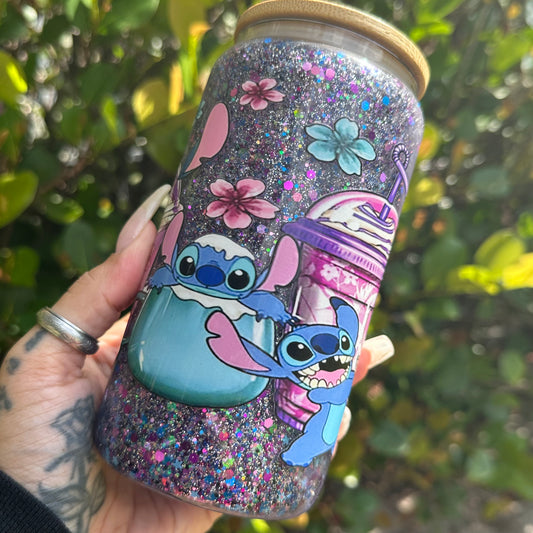 16oz Glass Can Snow Globe - Experiment 626