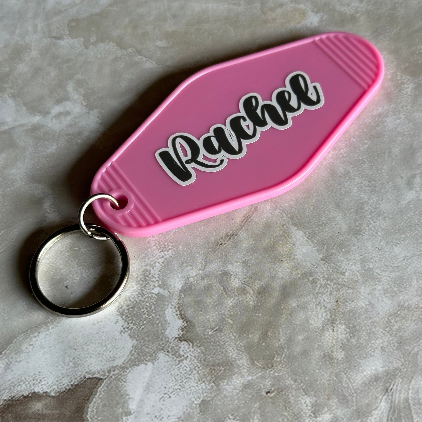 Purple Motel Keychain