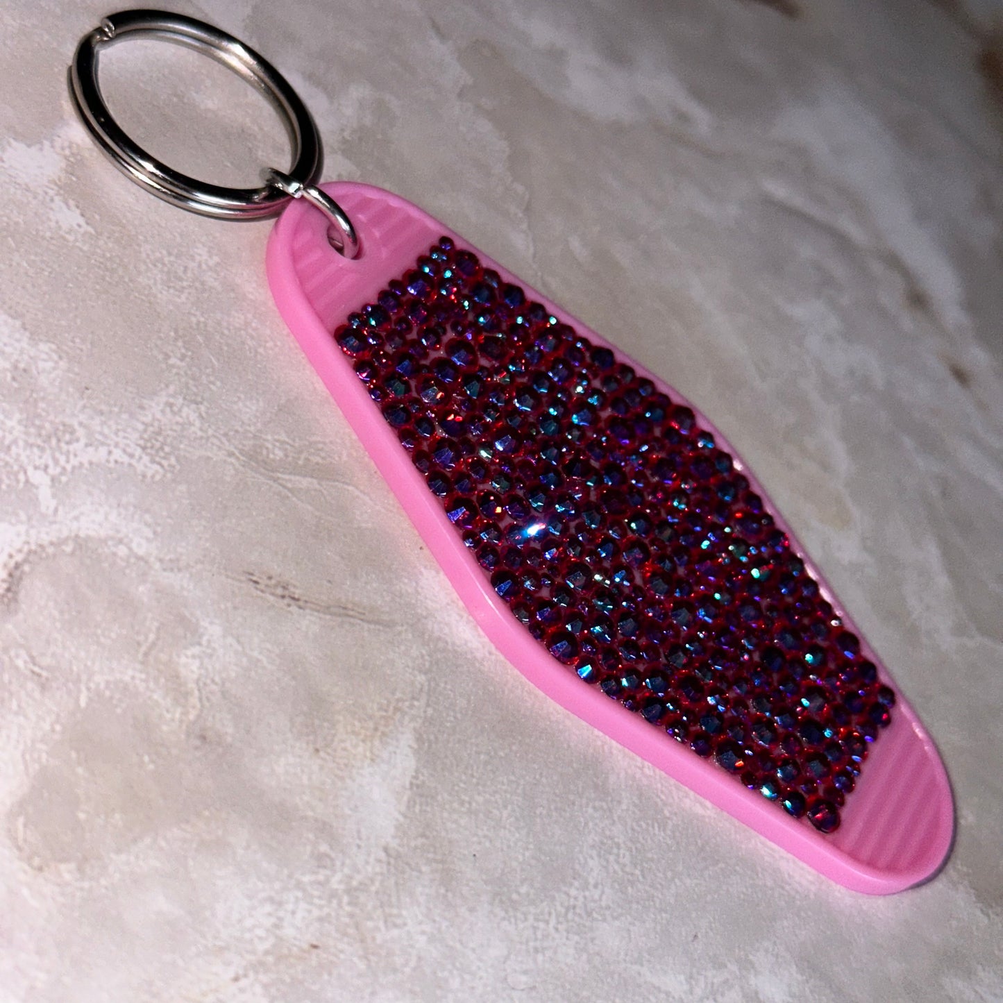 Purple Motel Keychain